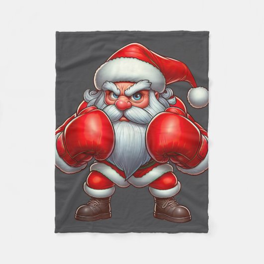 Couverture Polaire Boxer Joyeux Noël Xm (Devant)
