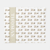 Couverture Polaire Boxer Personnalisé (Bringé)  (Devant (Horizontal))