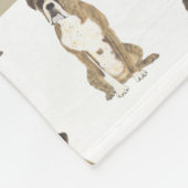 Couverture Polaire Boxer Personnalisé (Bringé)  (Coin)