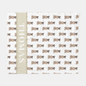 Couverture Polaire Boxer personnalisé (Masqué Fun) (Devant (Horizontal))