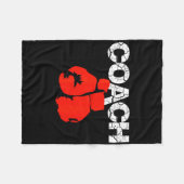 Couverture Polaire Boxing Coach Définition Boxing Trainer Boxing Coac (Devant (Horizontal))