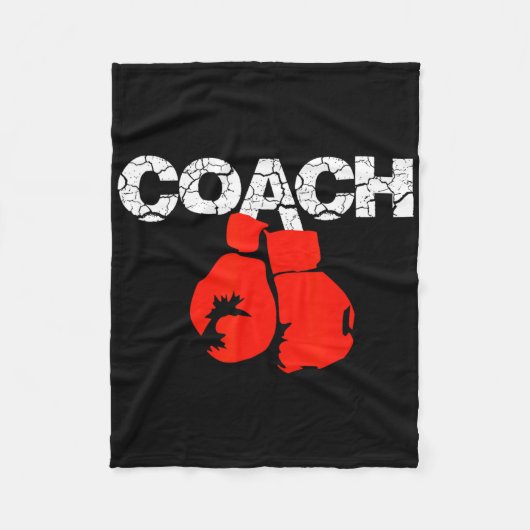 Couverture Polaire Boxing Coach Définition Boxing Trainer Boxing Coac (Devant)