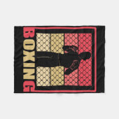 Couverture Polaire Boxing Forever - Ventilateur De Boxe - Boxer - Box (Devant (Horizontal))