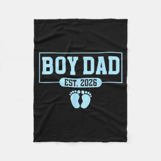 Couverture Polaire boy Dad Est 2026 Newborn Daddy Father Baby boy Son