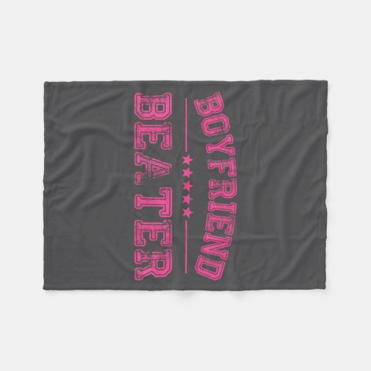 Couverture Polaire Boyfriend Beater Funny Design 507eaff4f4b81bf657ea (Devant (Horizontal))