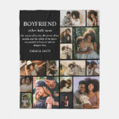 Couverture Polaire Boyfriend Definition Photo Collage (Devant)