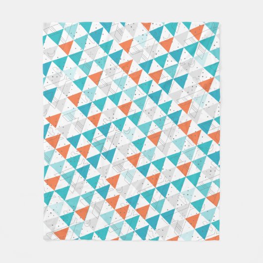 Couverture Polaire Boys Chambre moderne Teepee Flèche Motif (Devant)