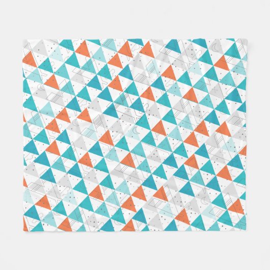 Couverture Polaire Boys Chambre moderne Teepee Flèche Motif (Devant (Horizontal))