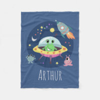 Boys mignonne Space Alien Rocket Cartoon & Nom Enf
