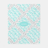 Couverture Polaire Boys Room Moderne Abstrait Motif en plumes (Devant)