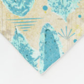 Couverture Polaire Boys Room Moderne Abstrait Motif en plumes (Coin)