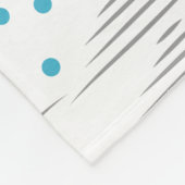 Couverture Polaire Boys Room Moderne Abstrait Motif en plumes (Coin)