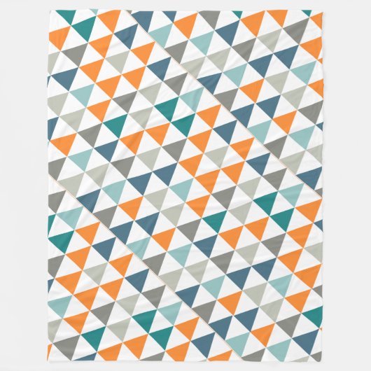 Couverture Polaire Boys Room Moderne Abstrait Triangle Motif (Devant)