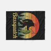 Couverture Polaire Bquatch B Fishing Humor Bigfoot Ufo Sasquatch (Devant (Horizontal))