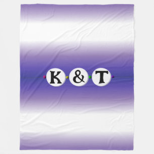 Couverture Polaire Bracelet Bestie - Conception Amitié (3 perles)