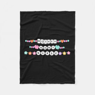 Couverture Polaire Bracelet d'amitié Mbu Infirmière Mère Bébé