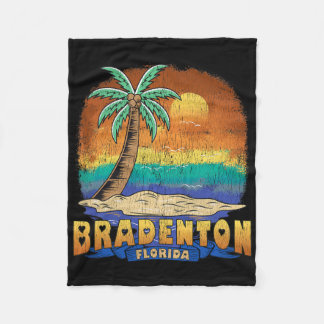 Couverture Polaire Bradenton Floride Souvenir en détresse vintage 