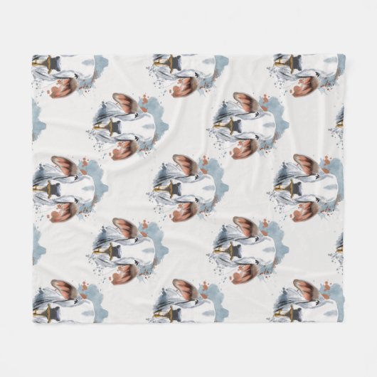 Couverture Polaire Brahman américain (Devant (Horizontal))