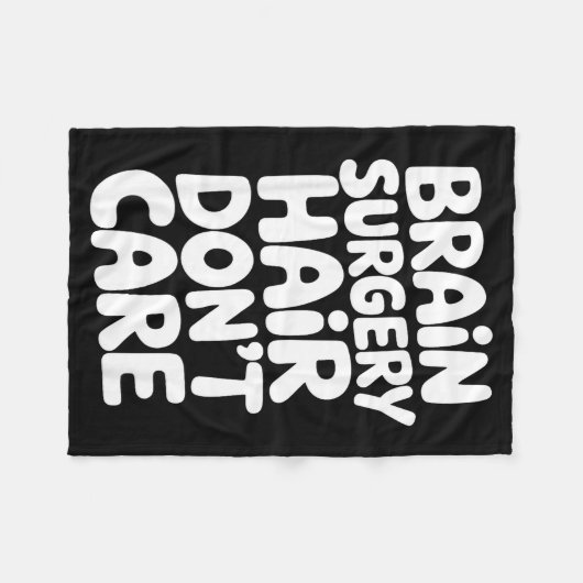 Couverture Polaire Brain Surgery Recovery Art For Men Women St Brain  (Devant (Horizontal))