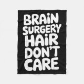 Couverture Polaire Brain Surgery Recovery Art For Men Women St Brain  (Devant)