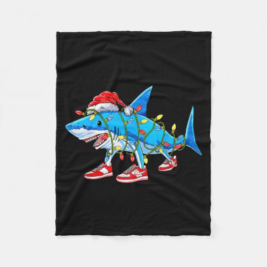 Couverture Polaire Brainrot Christmas Slang Gen Z Gen Alpha Meme Shar (Devant)