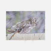 Couverture Polaire Branche d'arbre d'astre gris (Devant (Horizontal))