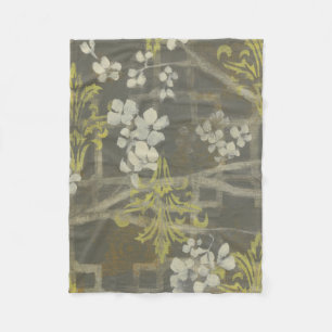 Couverture Polaire Branche modelée I de fleur