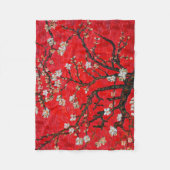 Couverture Polaire Branches d'Amandiers en Blossom, Van Gogh (Devant)