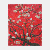 Couverture Polaire Branches d'Amandiers en fleurs, Van Gogh (Devant)