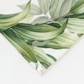 Couverture Polaire Branches d'olivier en fleurs (Coin)