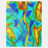 Couverture Polaire Branches en couleur gras (Devant)