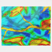 Couverture Polaire Branches en couleur gras (Devant (Horizontal))