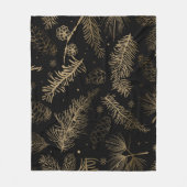 Couverture Polaire Branches et pin 2 (Devant)