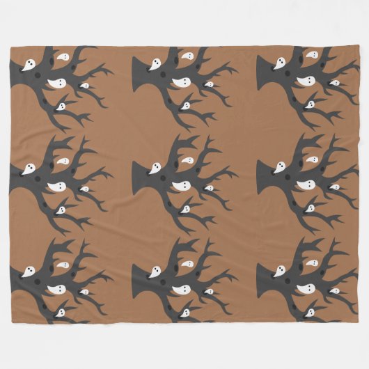 Couverture Polaire Branches Ghosts (Devant (Horizontal))