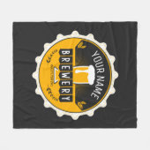 Couverture Polaire Brasserie personnalisée Bouteille Casquette Bar (Devant (Horizontal))