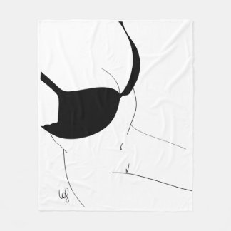 Couverture Polaire Brassière noire