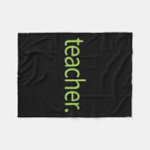 Couverture Polaire Brat Funny Kamala Harris Brat Summer Green Meme (Devant (Horizontal))