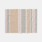 Couverture Polaire Brayures beiges (Devant (Horizontal))