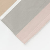 Couverture Polaire Brayures beiges (Coin)