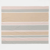Couverture Polaire Brayures beiges (Devant (Horizontal))