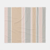 Couverture Polaire Brayures beiges (Devant (Horizontal))