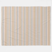 Couverture Polaire Brayures beiges (Devant (Horizontal))