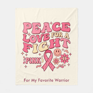 Couverture Polaire Breast Cancer Awareness / Paz Amor Lucha
