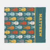 Couverture Polaire Brésilien Jiu Jitsu BJJ Gi Uniforme Personnalisé (Devant (Horizontal))