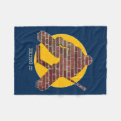Couverture Polaire Brick Wall Hockey Goalie (Devant (Horizontal))