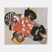 Couverture Polaire Bridge Game par Norman Rockwell (Devant (Horizontal))