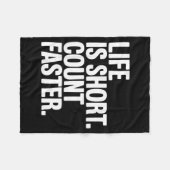 Couverture Polaire Bridge Player Funny Contract Bridge  (Devant (Horizontal))