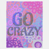 Couverture Polaire Brighly Colored Overlapping Circle (Devant)