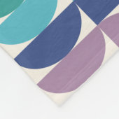 Couverture Polaire Bright Pastel Arc-en-ciel formes géométriques Moti (Coin)