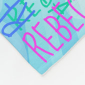 Couverture Polaire Bright Rainbow Girls mignon Personnalisé Nom Perso (Coin)